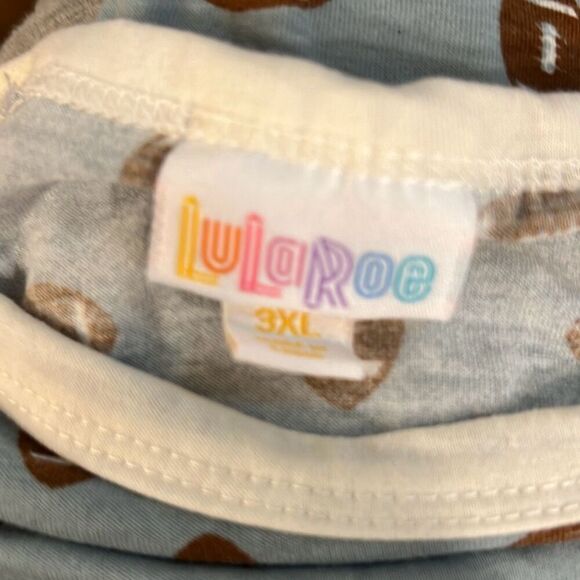 Lularoe football print randy top - Picture 4 of 4
